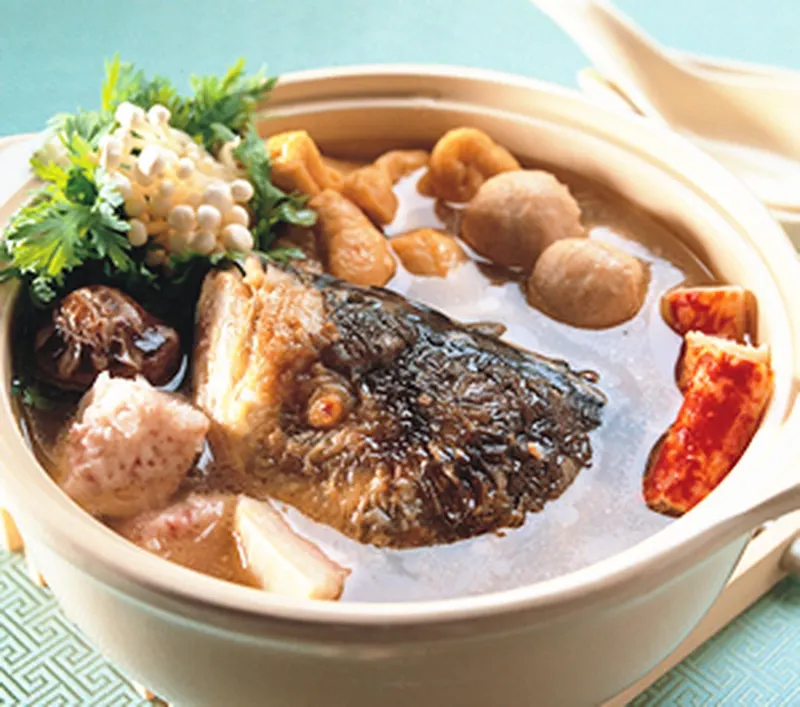 砂鍋魚頭火鍋(2)