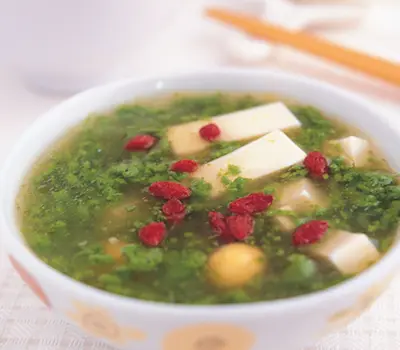 翡翠豆腐羹