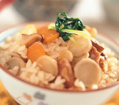牛蒡野菜飯