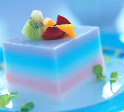 五彩杏仁豆腐