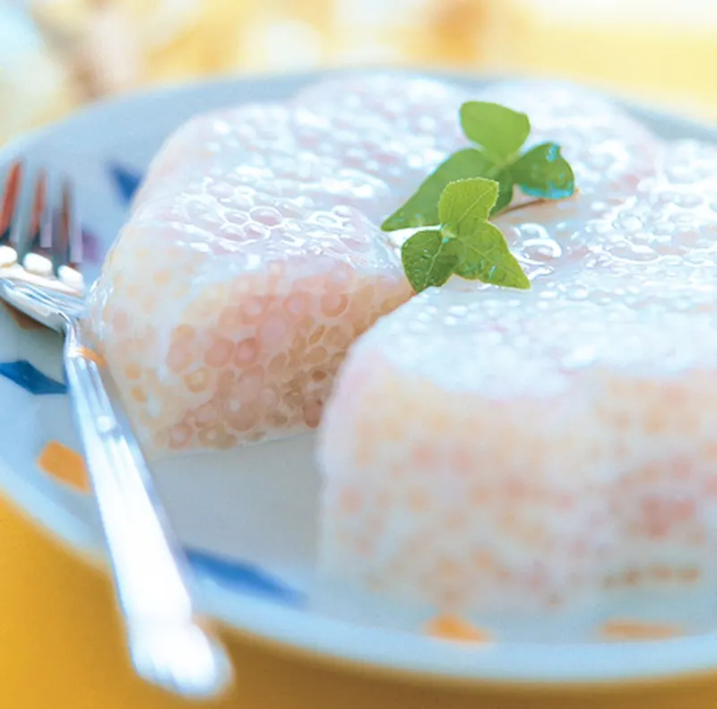 三彩珍珠布丁