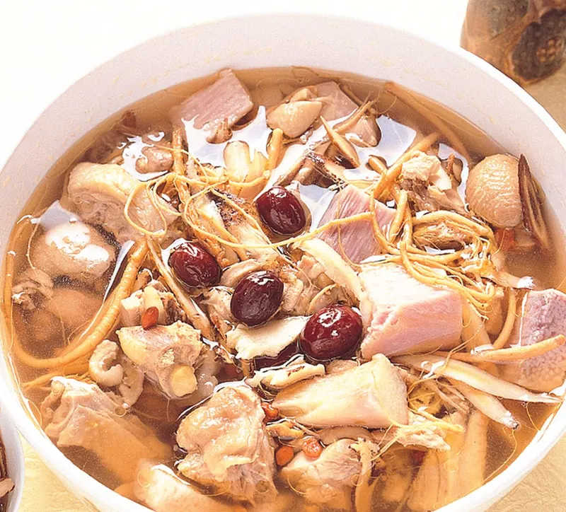 山藥蔘雞膳