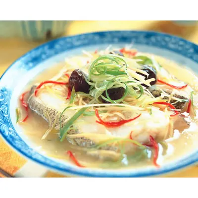 醃梅蒸鱈魚
