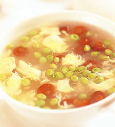 菊花甜豆珍姑竹笙湯