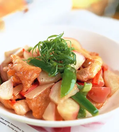 蓮霧生炒肉片