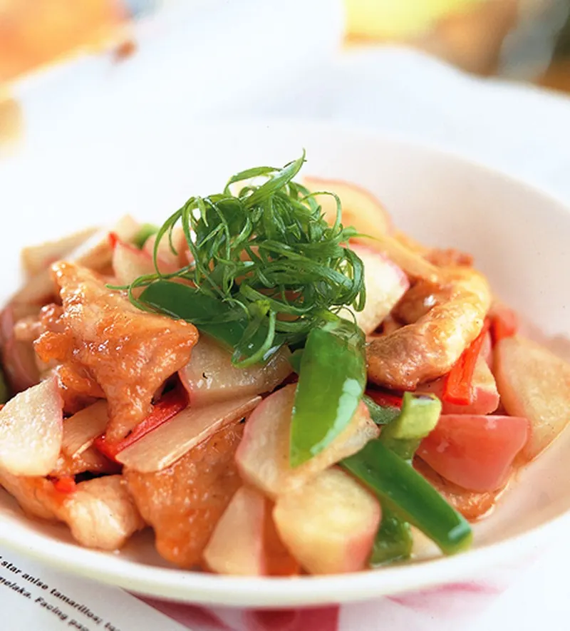 蓮霧生炒肉片