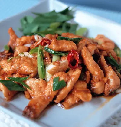 蒜炒鯊魚片