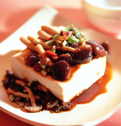 藥膳冷豆腐