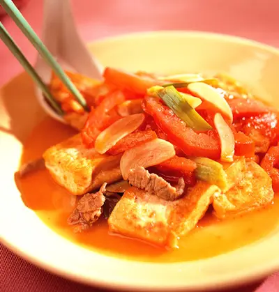 番茄燒豆腐