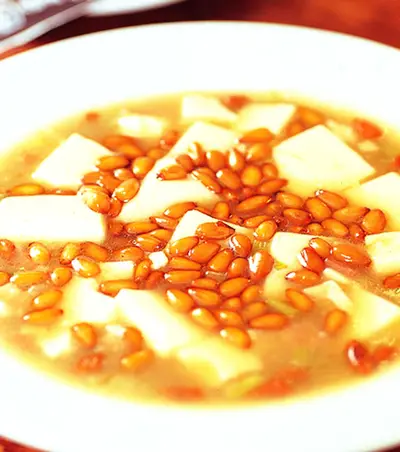 松子火腿豆腐