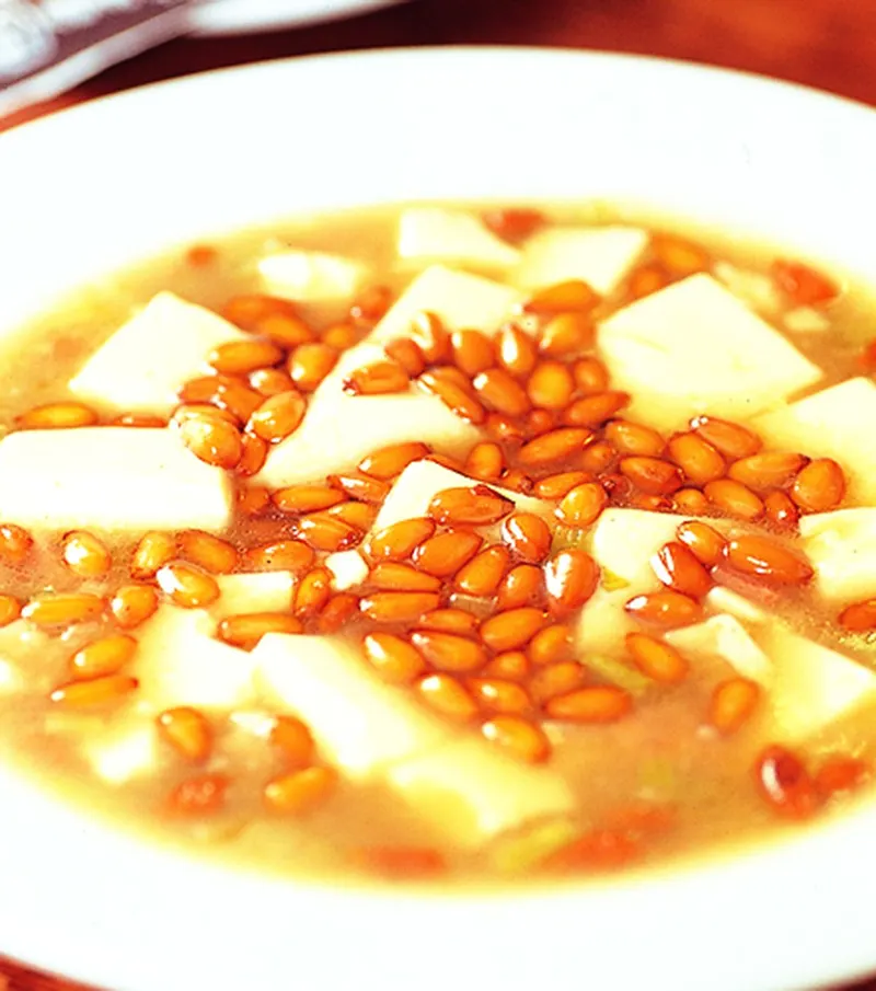 松子火腿豆腐