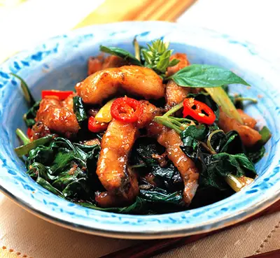 沙茶炒鰻魚