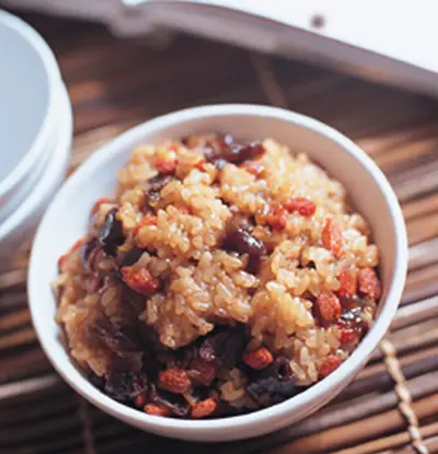 豔紅糯米飯