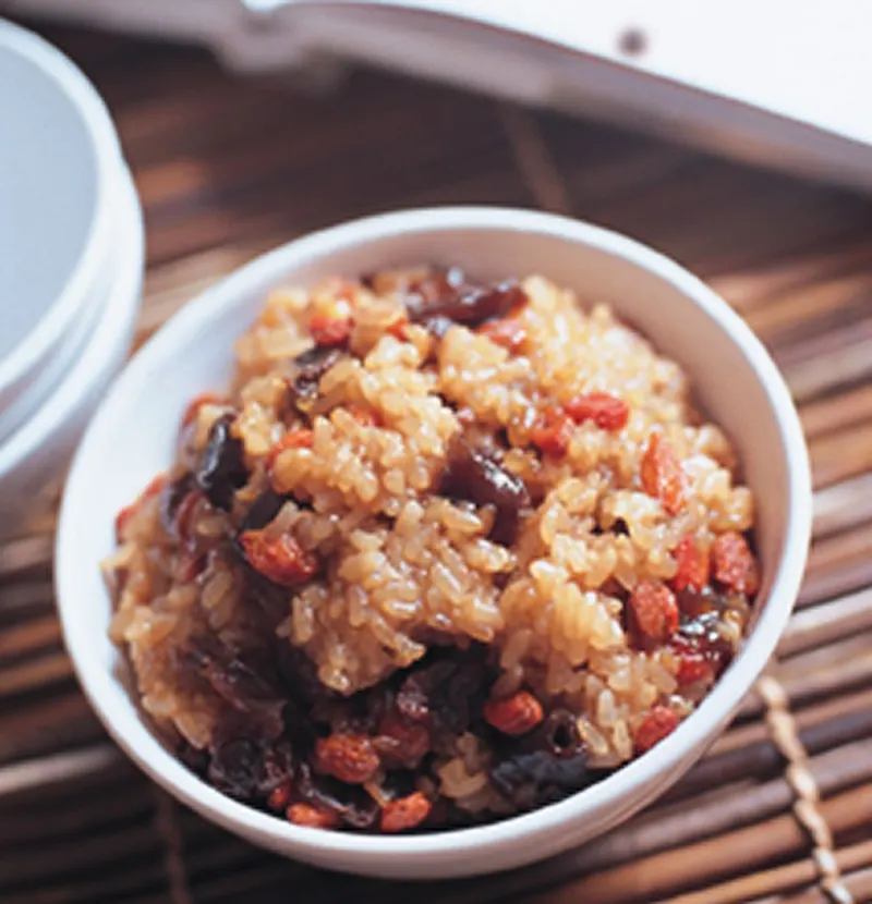 豔紅糯米飯
