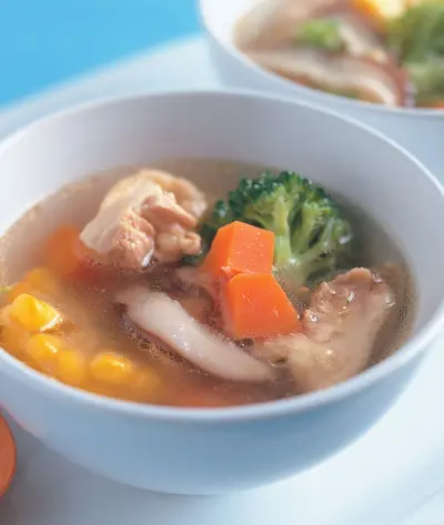 蔬菜雞腿湯