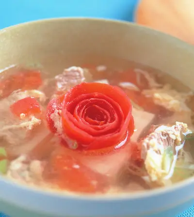 蕃茄肉片湯