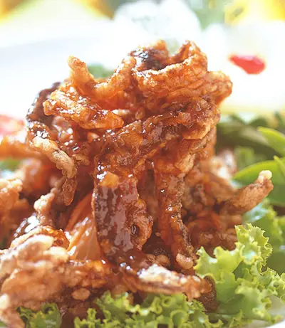 金萱炒魚片
