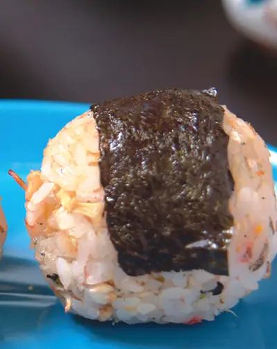野薑花和風烤飯糰