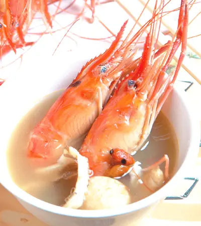 竹筒蝦