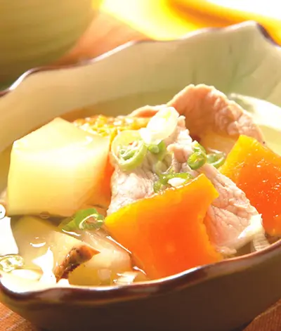 青紅木瓜肉片湯