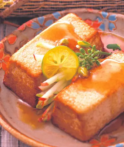 照燒芝麻豆腐