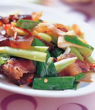 蒜苗炒臘肉
