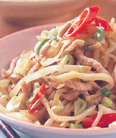 榨菜炒肉絲