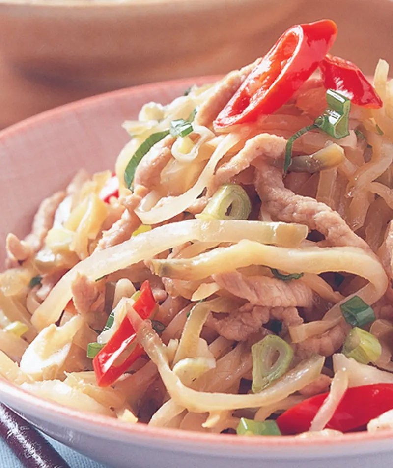 榨菜炒肉絲
