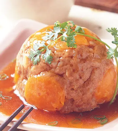 蛋黃蒸肉