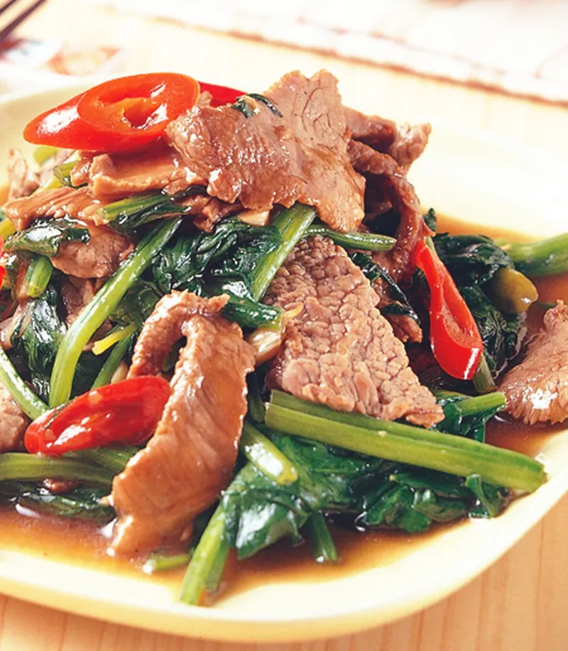 蠔油菠菜牛肉