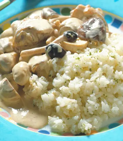 蕈菇奶油燴飯