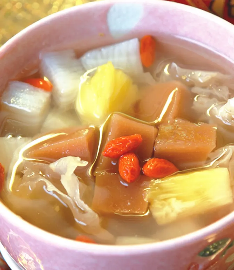 年糕山藥甜湯