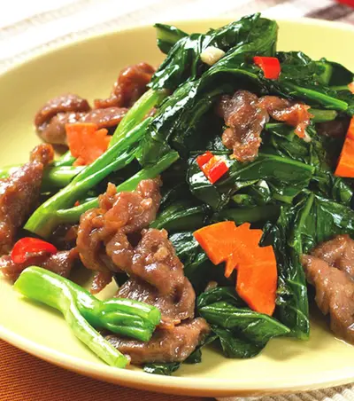 芥蘭牛肉(1)