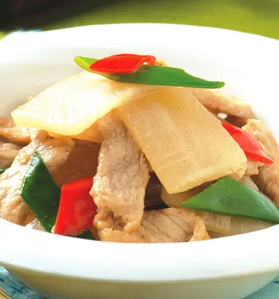 蘿蔔炒肉