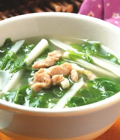 莧菜竹筍湯