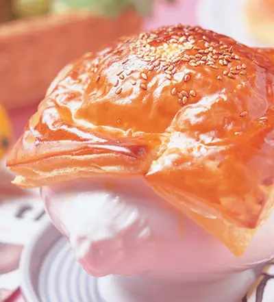酥皮海鮮濃湯