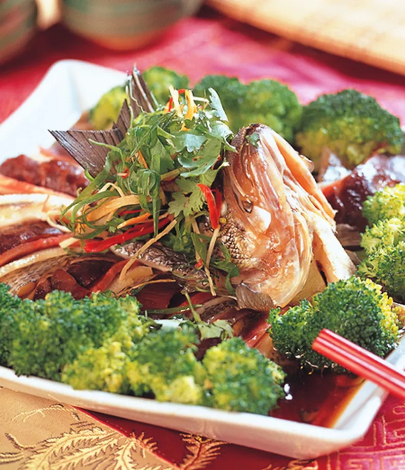 蔥油麒麟魚