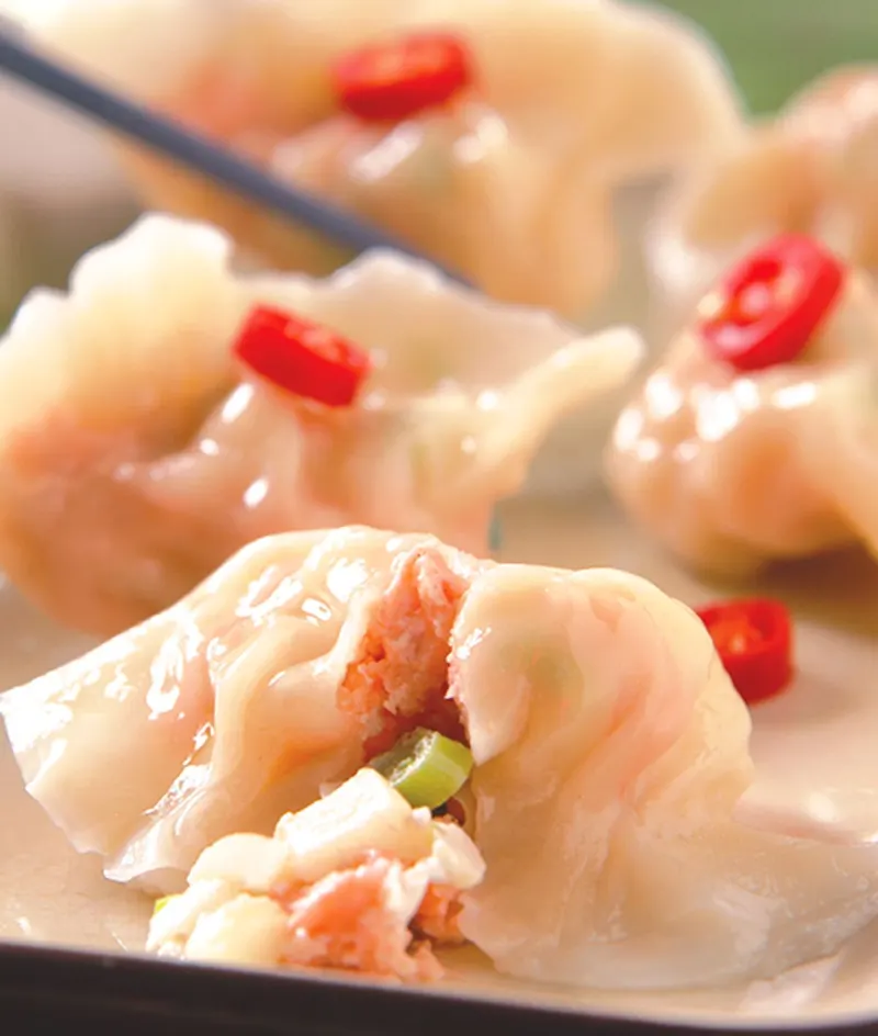 鮭魚水餃