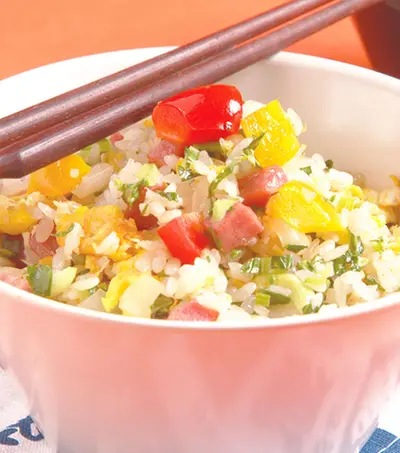 青蔬炒飯