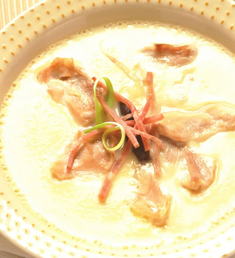 豆漿蒸蛋