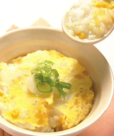 玉米稀飯蒸蛋