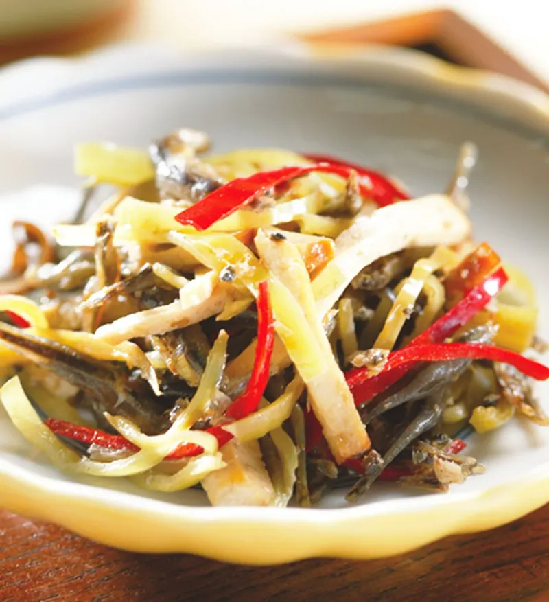 豆干炒小魚干