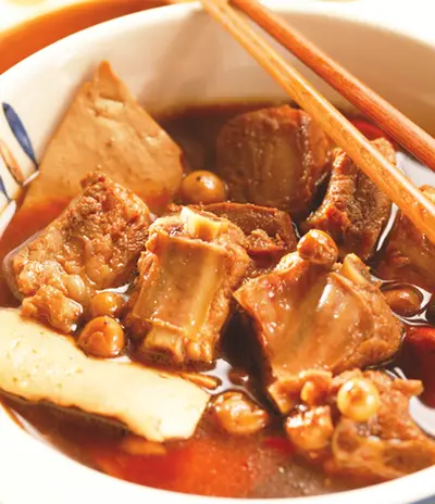 樹子排骨燒豆干