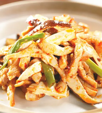 辣豆瓣炒豆干