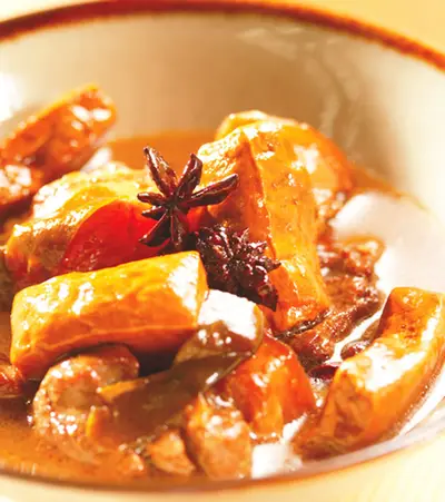 梅花肉燒豆干塊