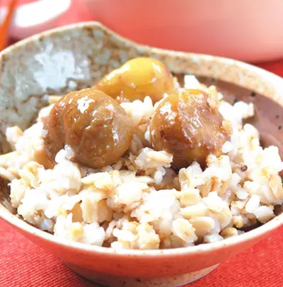 栗子加鈣飯