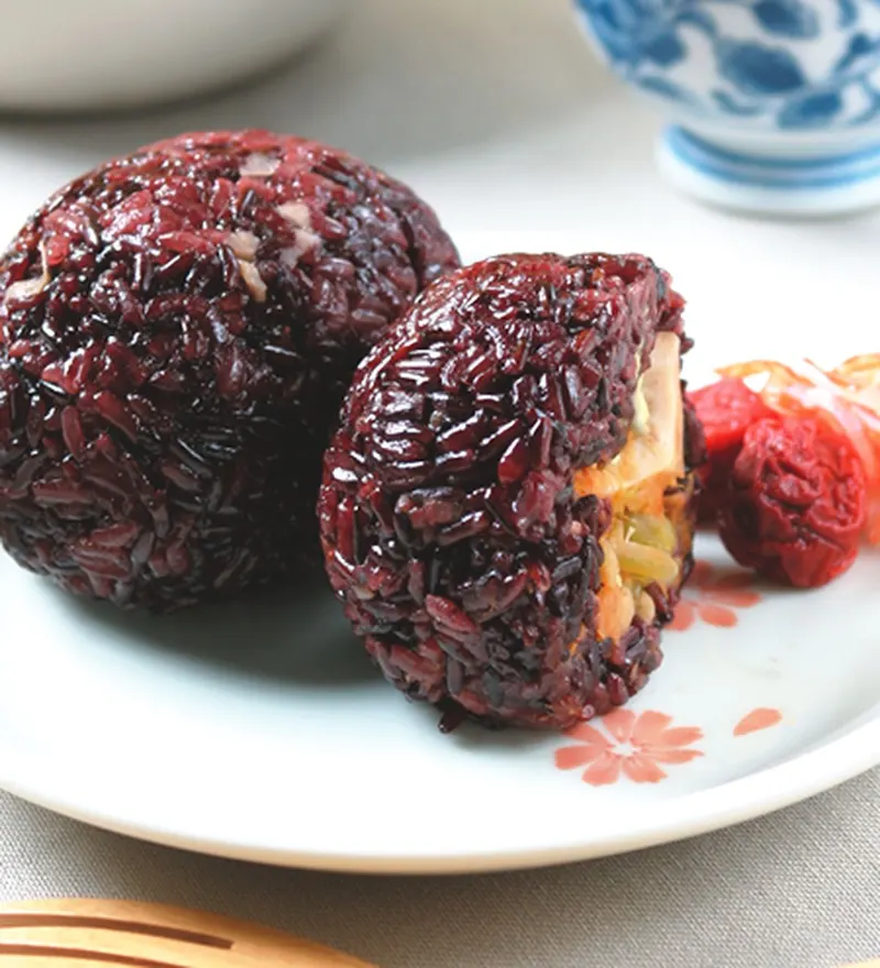 紫米飯糰