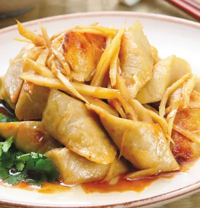 薑絲炒麵腸