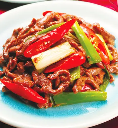 蔥爆牛肉(4)