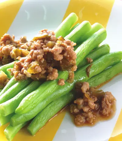 瓜仔肉燥四季豆